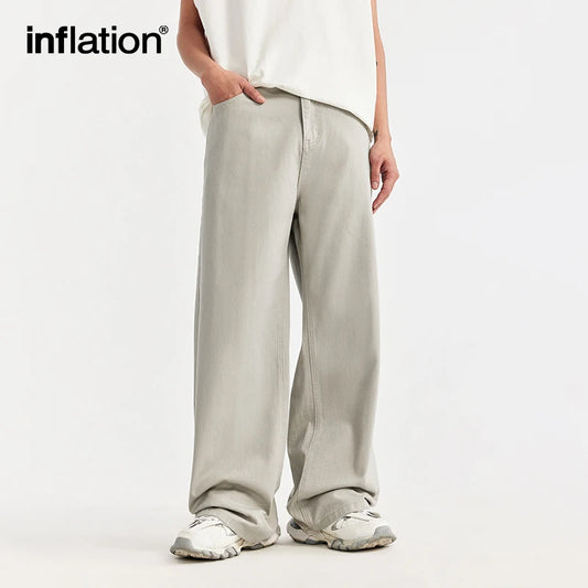 INFLATION Vintage Washed Wide Leg Jeans