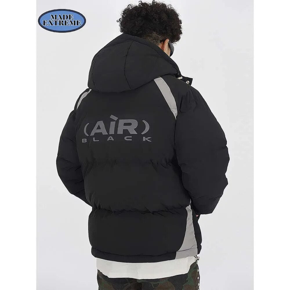 BLACK AIR Windbreaker Oversize Padded Jacket