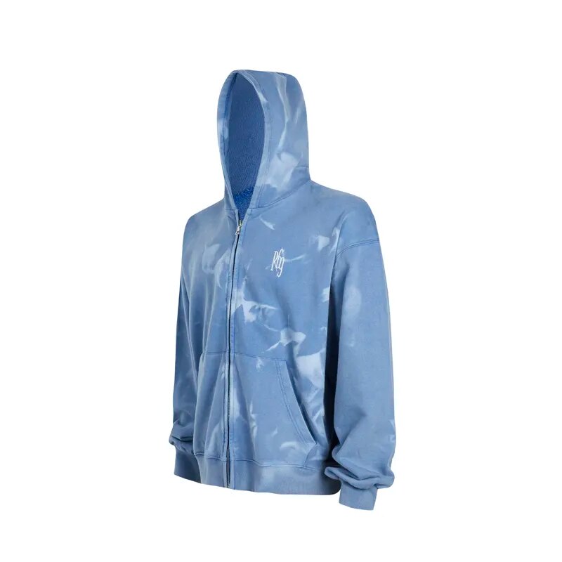 R69 Gradient Zip Up Hoodie