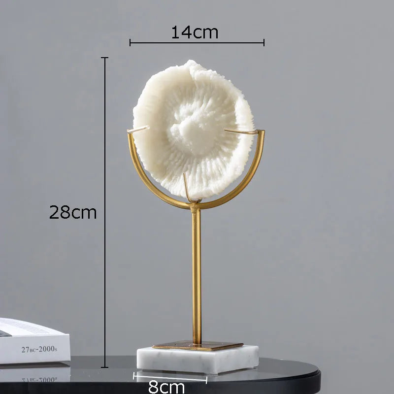 Creative Simulated Coral Resin Desk Decoration