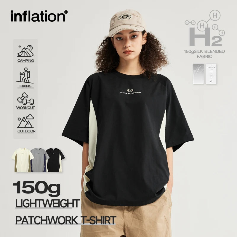 INFLATION 150gsm Contrast Color Hydrogen T-shirt