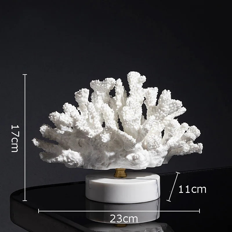 Creative Simulated Coral Resin Desk Decoration