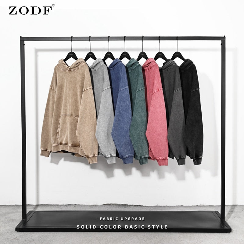 ZODF High Street Heavy Weight Washed Cotton Sweatshirt