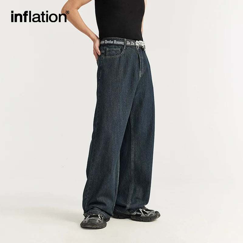 INFLATION Classic Wide Leg Jeans