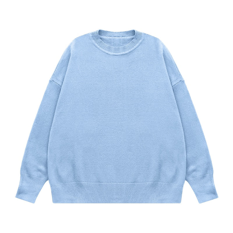 INFLATION Oversized Round Neck Knit Sweaters