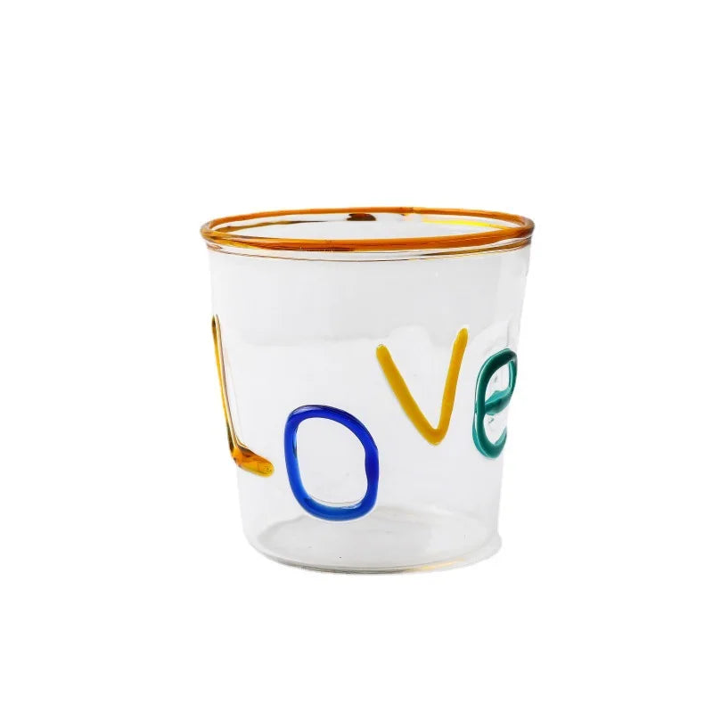 LOVE Letter Handmade Glass Mug