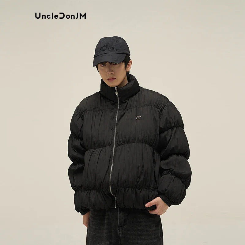 Uncle Don JM Pleated Puffer Jacket