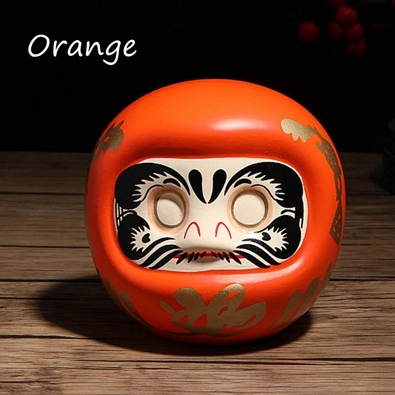 Japanese Ceramic Daruma Statue