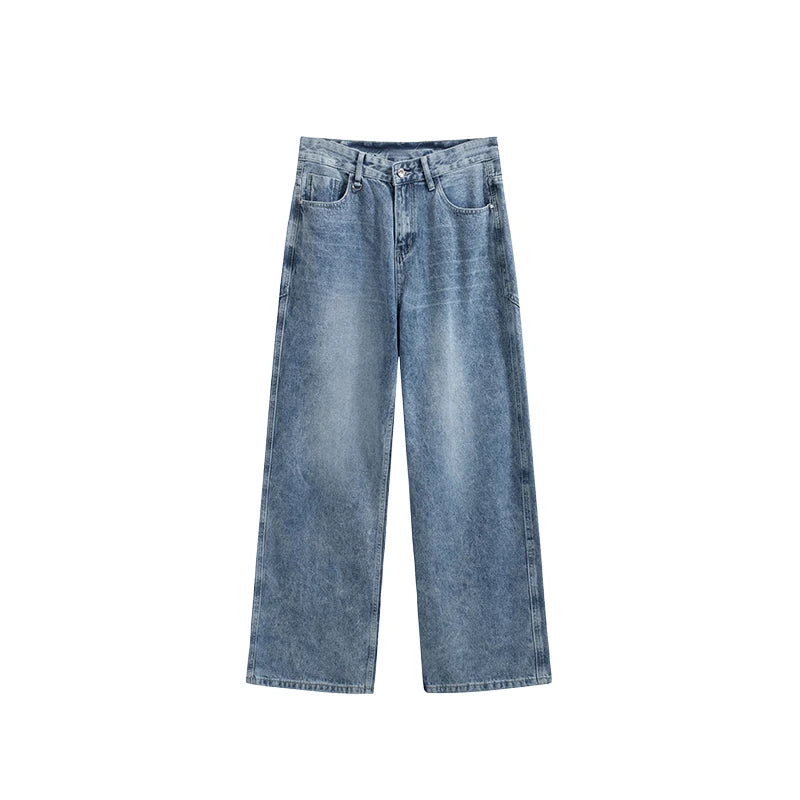 Retro Washed Unisex Denim Jeans