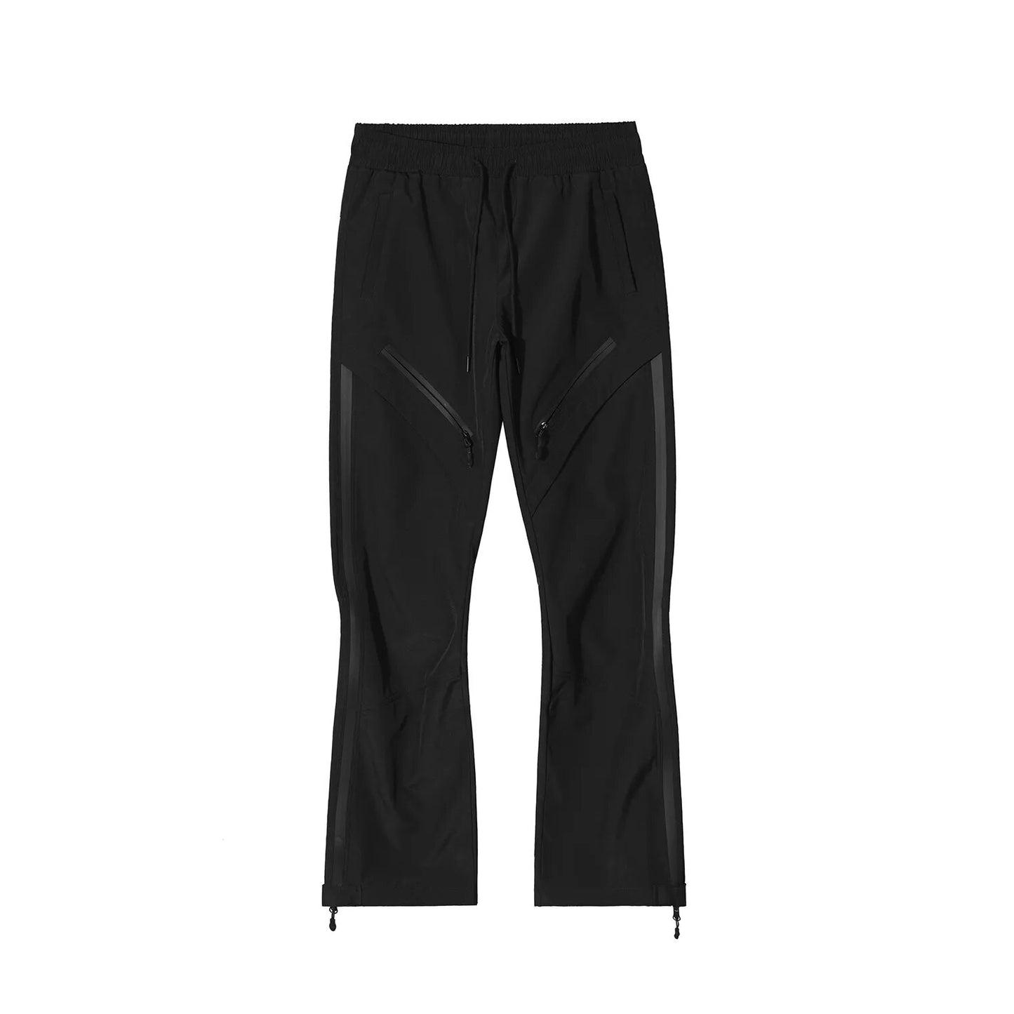 R69 Outdoor waterproof functional soft shell laminated rubber scimitar drawstring trousers