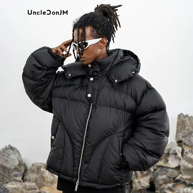 R69 Cotton Padded Hooded Puffer Jacket