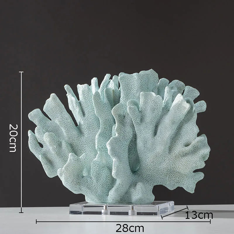 Creative Simulated Coral Resin Desk Decoration