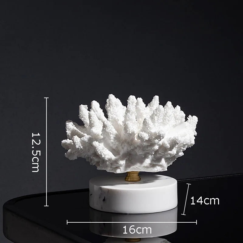 Creative Simulated Coral Resin Desk Decoration