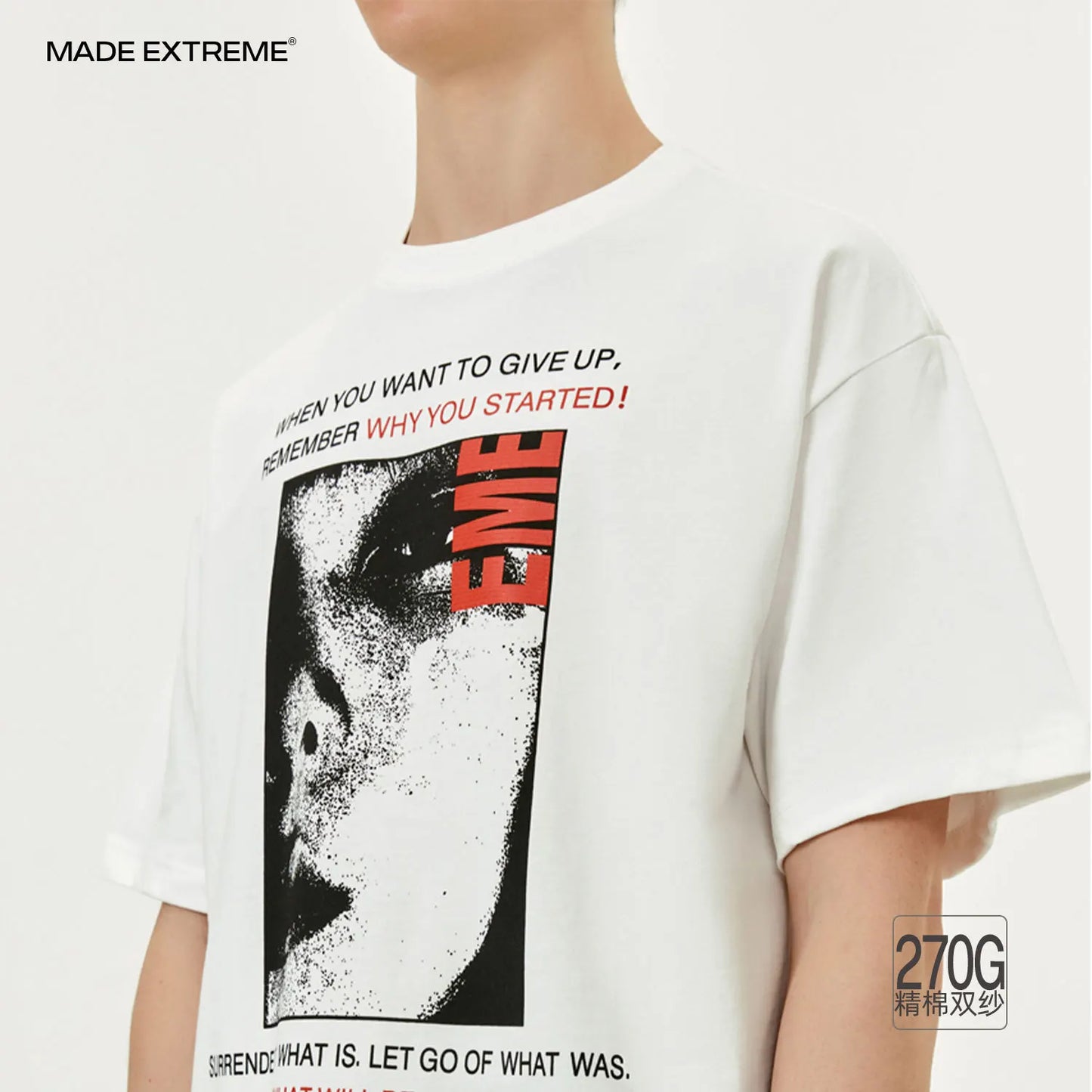 MADEEXTREME Subculture Portrait Printing Rock Band Short Sleeve T-shirt