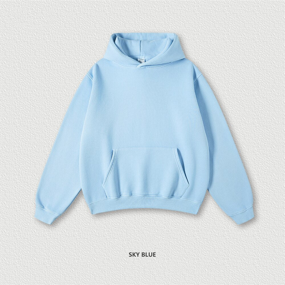 ZODF Washed Fleece Oversized Hoodie