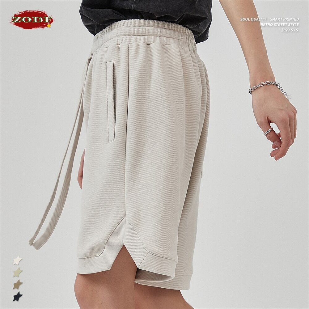 ZODF Solid Cotton Shorts