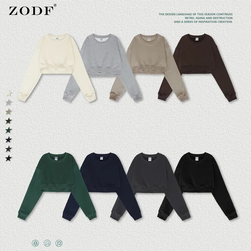 ZODF Cropped Sweatshirt