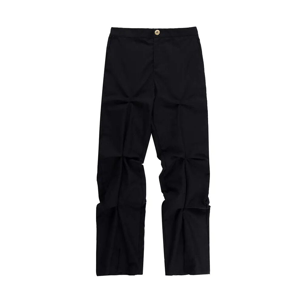 UncleDonJM Techwear Tactical Pleated Pants