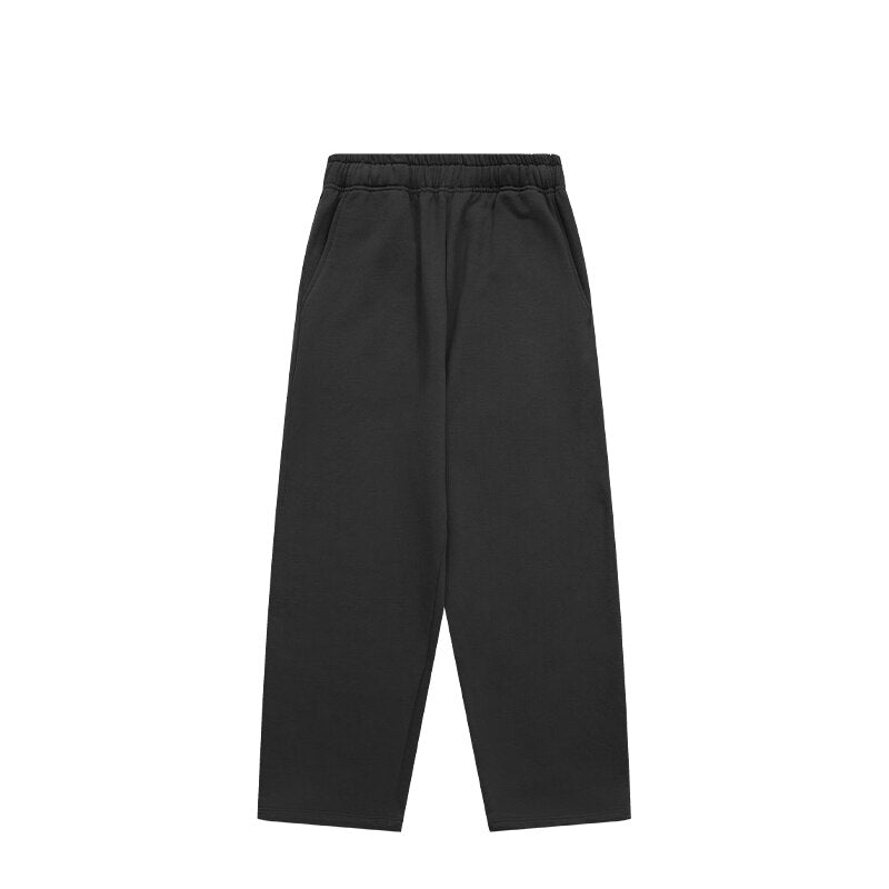 Stacked Heavy Weight Wide Leg Sweatpants