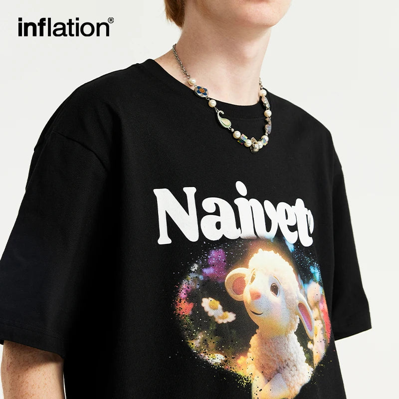 INFLATION Naivete Graphic T-shirt