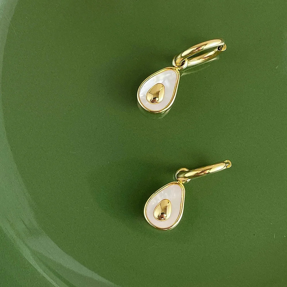 Avocado Drop Earrings