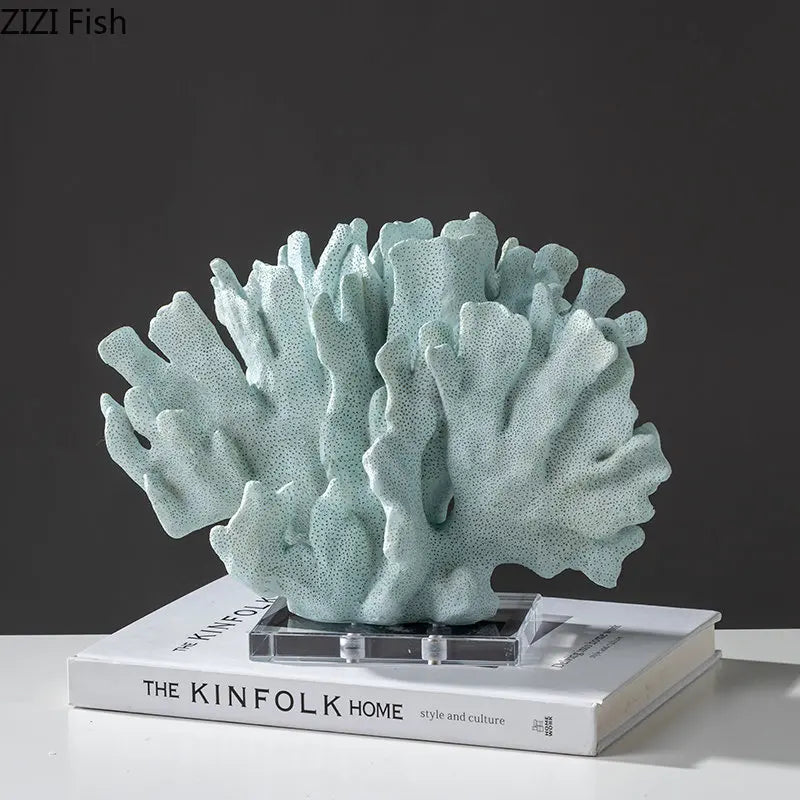 Creative Simulated Coral Resin Desk Decoration