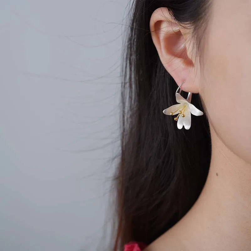 Flower Dangle Earrings