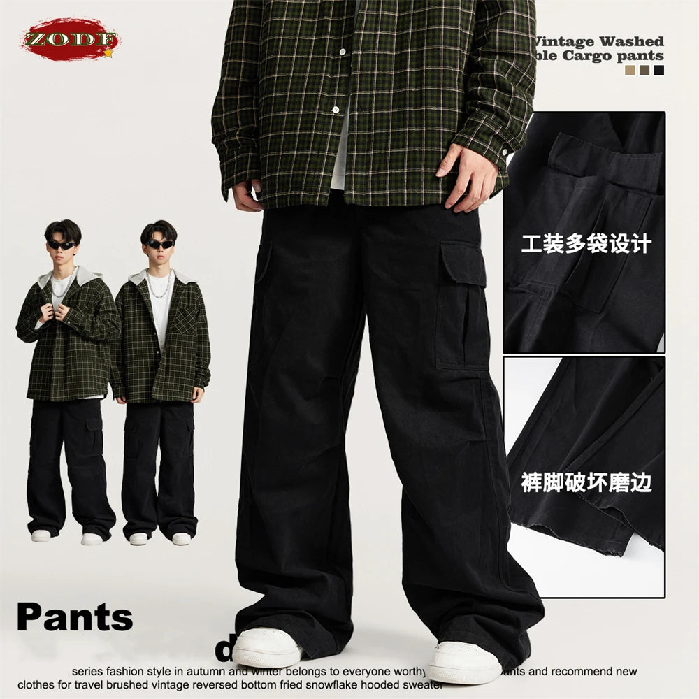 ZODF Cotton Cargo Pants