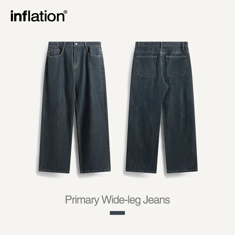 INFLATION Classic Wide Leg Jeans