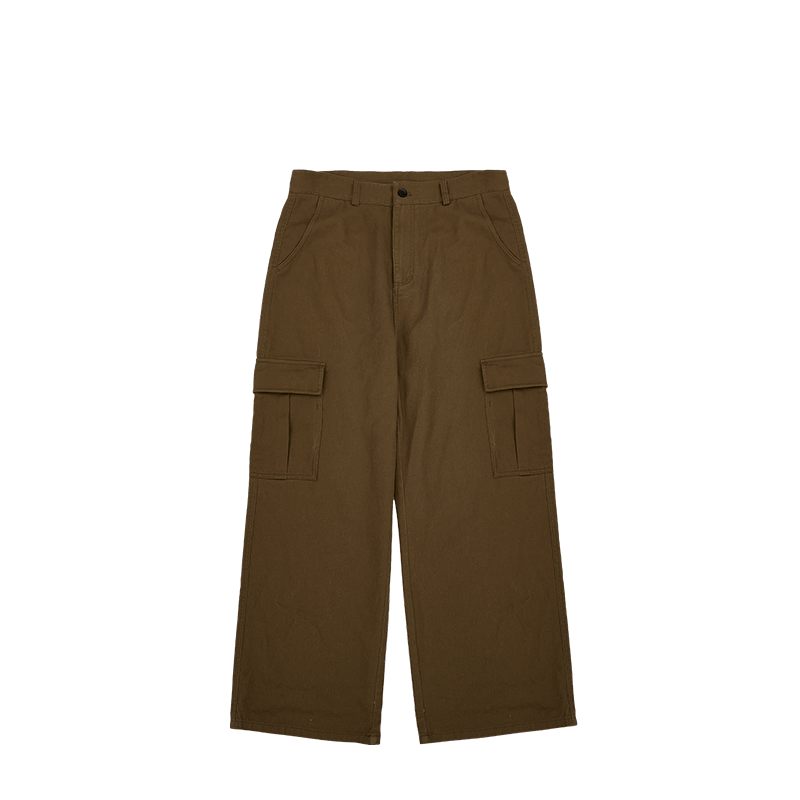 INFLATION Multi Pockets Cotton Cargo Pants