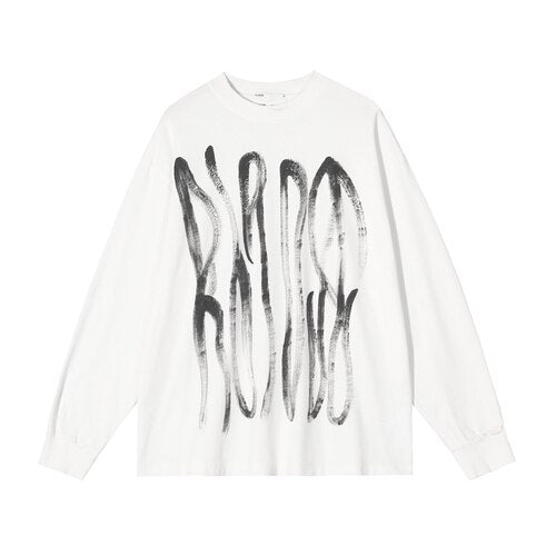 R69 Oversized graffiti t-shirt