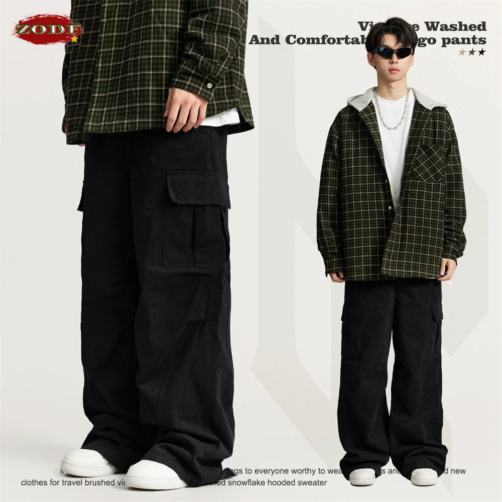 ZODF Cotton Cargo Pants