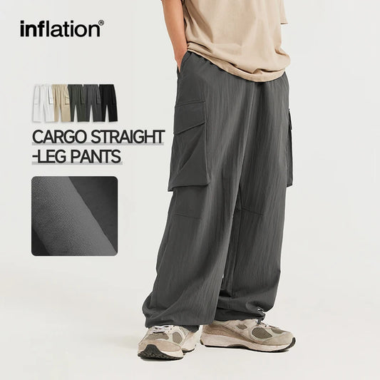 Dream Maker Straight Leg Casual Cargo Pants