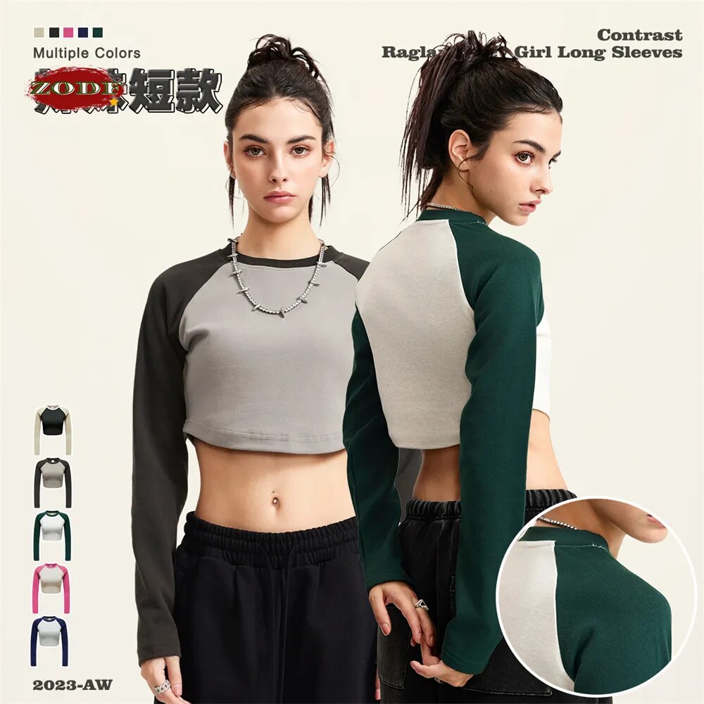 ZODF Super-Short Full Sleeve Crop Tee