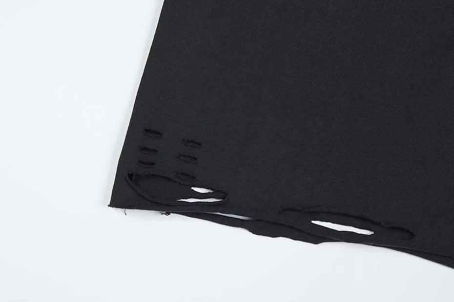 M1-ASH GRADIENT | Oversized Distressed Graphic Tee