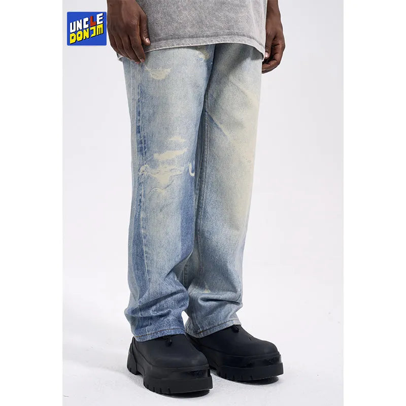 UncleDonJM Distressed Retro Jeans