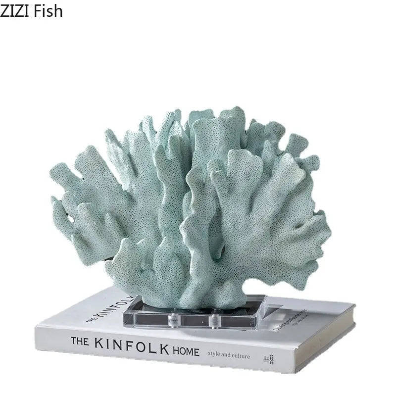 Creative Simulated Coral Resin Desk Decoration