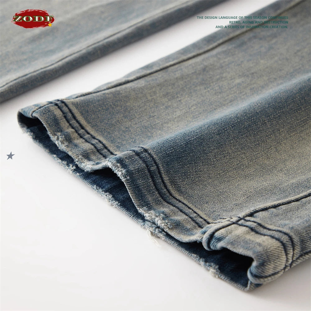 ZODF High Street Washed Denim Jeans