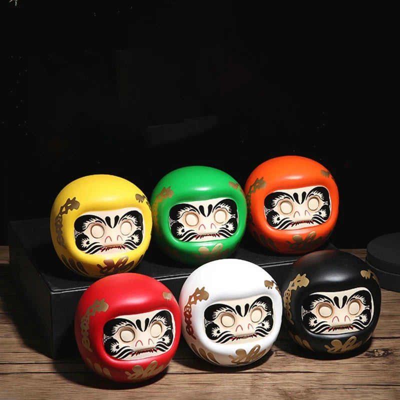 Japanese Ceramic Daruma Statue