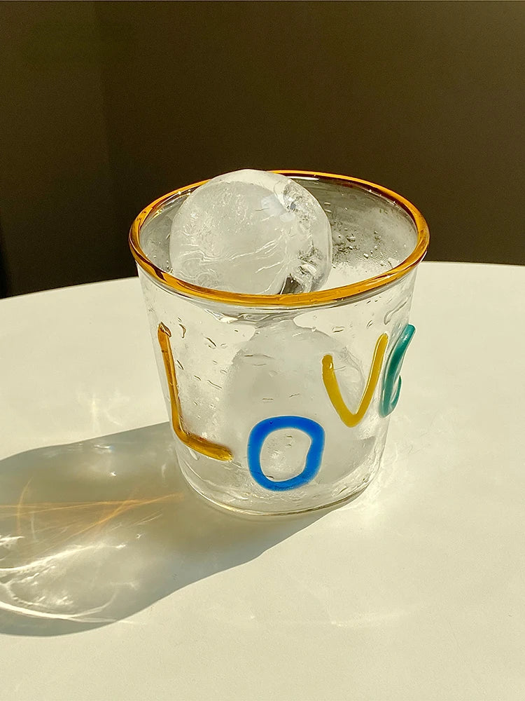 LOVE Letter Handmade Glass Mug