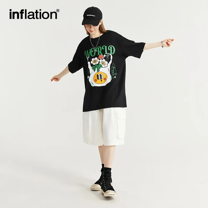 Funny Graphic Cotton Oversized Tees